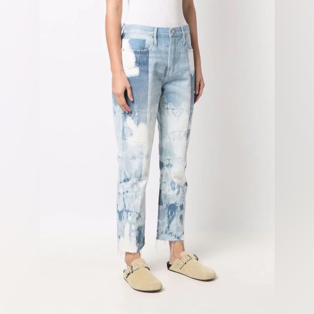 FRAME patchwork-design denim jeans new with tags